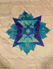 Load image into Gallery viewer, Of Moons and Stars Silk Scarf or Shawl
