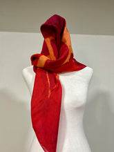Load image into Gallery viewer, Red Blossoms Scarf or Shawl