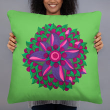 Load image into Gallery viewer, Conch Consciousness Spiral Cushion