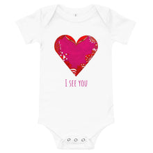 Load image into Gallery viewer, “I see you” Baby short sleeve one piece