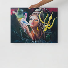 Load image into Gallery viewer, Nilkanth - Lord Shiva Canvas Print 18x24