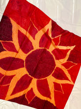 Load image into Gallery viewer, Red Blossoms Scarf or Shawl

