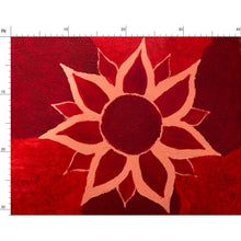 Load image into Gallery viewer, Red Blossoms Scarf or Shawl
