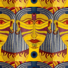 Load image into Gallery viewer, Pichu Bhairava Poly Silk Print 18x24 Inches
