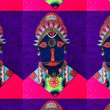 Load image into Gallery viewer, Tushkaraja Bhairava Poly Silk Print 18x24 Inches
