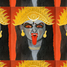Load image into Gallery viewer, Stithinasha Kali Silk Print 18x24 Inches
