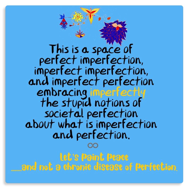 The Perfect Imperfection Metal Print