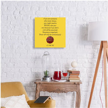 Load image into Gallery viewer, Showing is Important Metal Print

