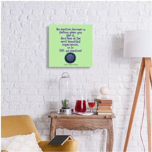 Feel an Emotion metal print