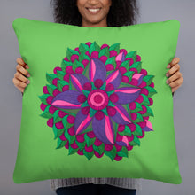 Load image into Gallery viewer, Conch Consciousness Spiral Cushion
