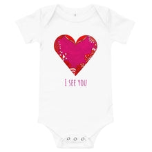 Load image into Gallery viewer, “I see you” Baby short sleeve one piece
