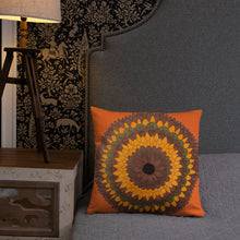 Load image into Gallery viewer, Grounded Blossoming Mandala Cushion
