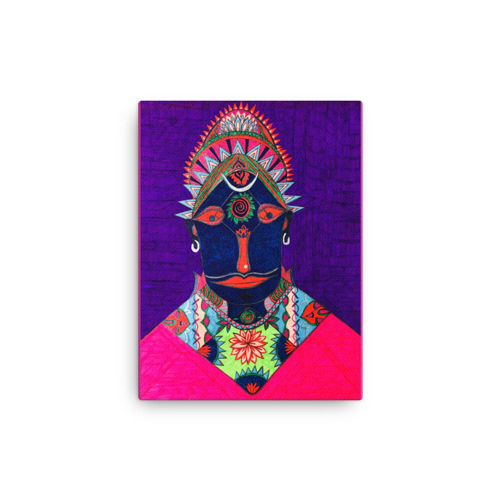 Tushkaraja Bhairava Canvas Print