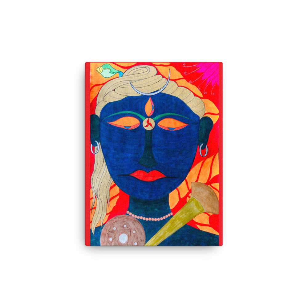 Unmatt Bhairava Canvas Print