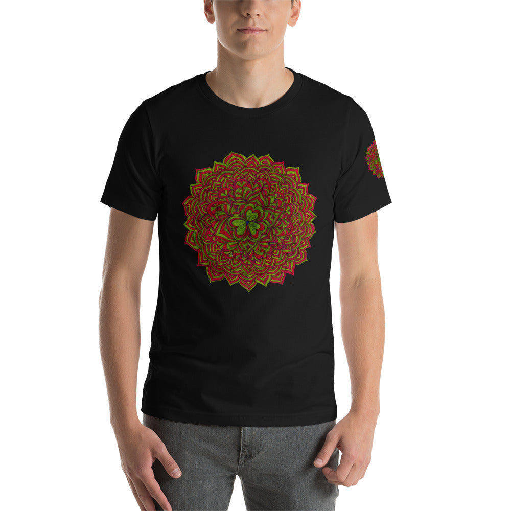 Blossom Mandala Short-Sleeve Unisex T-Shirt